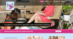 Desktop Screenshot of herndonnailspa.com